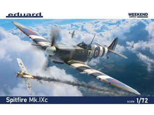 Eduard - Spitfire Mk.IXc Weekend edition, 1/72, 7466 hind ja info | Klotsid ja konstruktorid | kaup24.ee