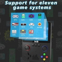 Ретро-консоль HappyJoe X6, 64 Гб, 10000+ игр цена и информация | Игровые приставки | kaup24.ee