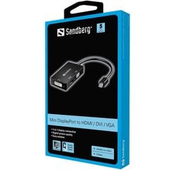 Sandberg 509-12 hind ja info | USB jagajad, adapterid | kaup24.ee