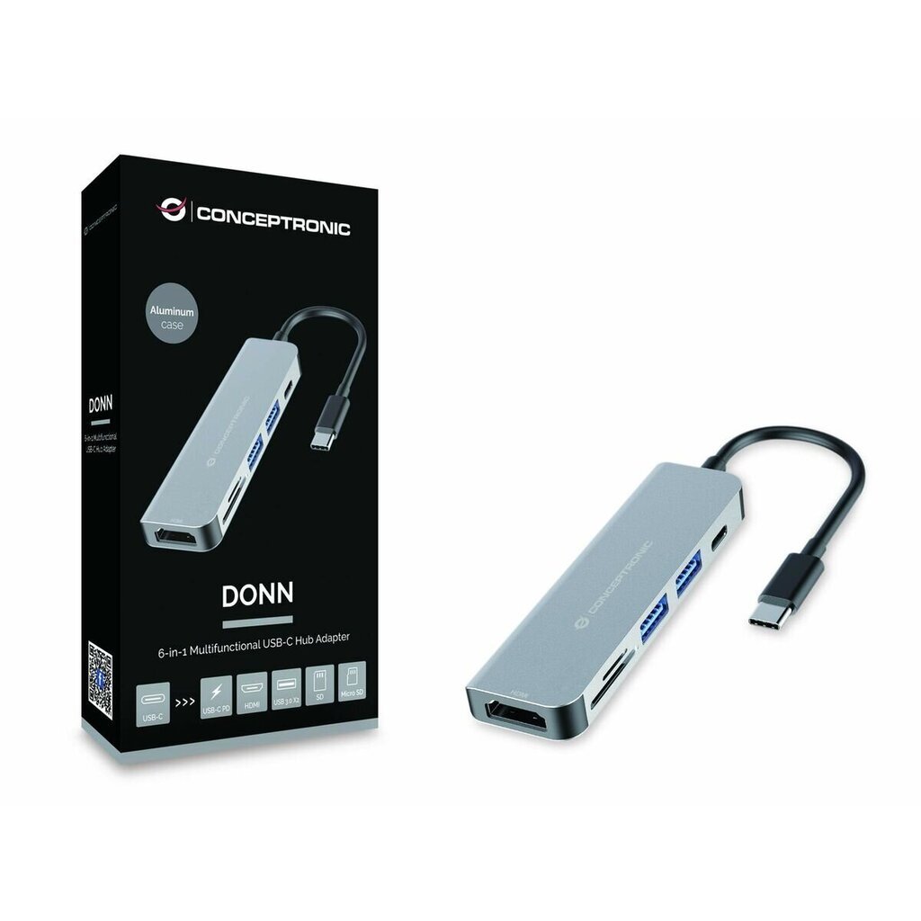 Conceptronic DONN02G hind ja info | USB jagajad, adapterid | kaup24.ee