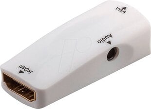 Goobay 44794 HDMI-adapter, HDMI-port VGA-porti цена и информация | Адаптер Aten Video Splitter 2 port 450MHz | kaup24.ee