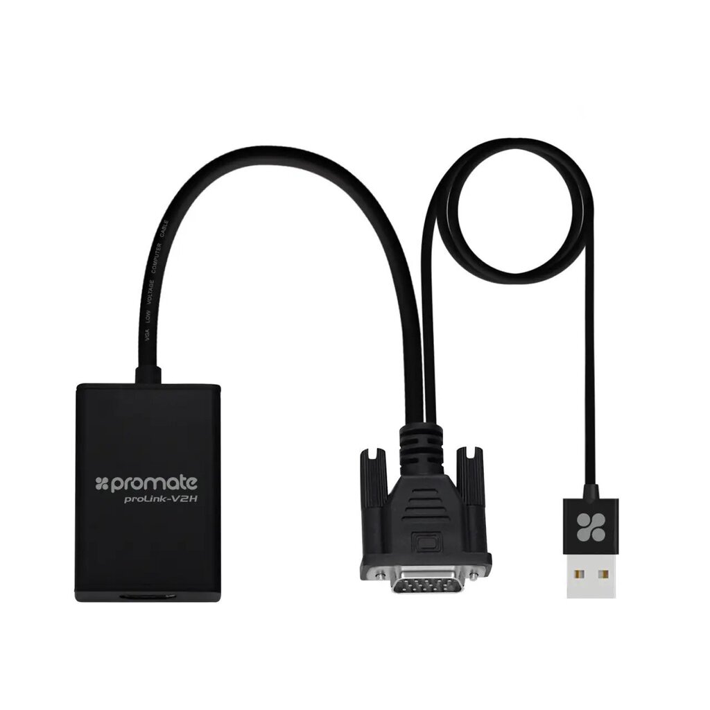 ProLink-V2H VGA HDMI / USB-heli hind ja info | USB jagajad, adapterid | kaup24.ee