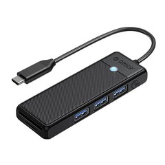 Orico jaotur 4in1 PAPW3AT-C3-015-BK-EP цена и информация | Адаптеры и USB-hub | kaup24.ee