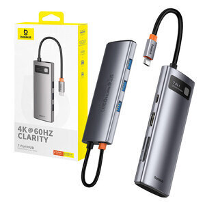 Baseus Gleam 7in1 hind ja info | USB jagajad, adapterid | kaup24.ee