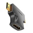 HDMI - Mini|Micro HDMI Adapter 2in1 Vention AGFB0 (Black)