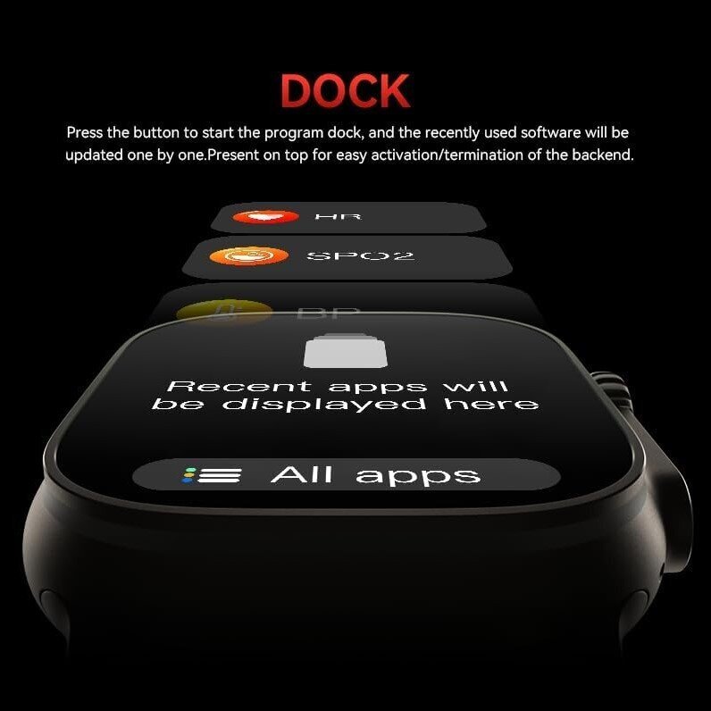 Amax 9 Ultra Max Black цена и информация | Nutikellad (smartwatch) | kaup24.ee