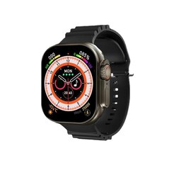 Водонепроницаемые умные часы AMAX 9 Ultra Max Black цена и информация | Смарт-часы (smartwatch) | kaup24.ee