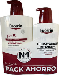 Ihupiim Eucerin ph5 lotion family: 1000ml+ 400ml цена и информация | Кремы, лосьоны для тела | kaup24.ee