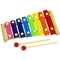 Wooden Accompaniment Sticks Colourful 8 Tones цена и информация | Развивающие игрушки и игры | kaup24.ee