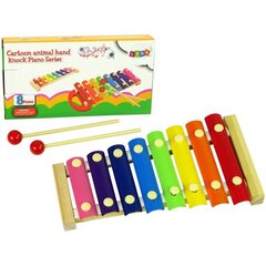 Wooden Accompaniment Sticks Colourful 8 Tones hind ja info | Arendavad mänguasjad | kaup24.ee