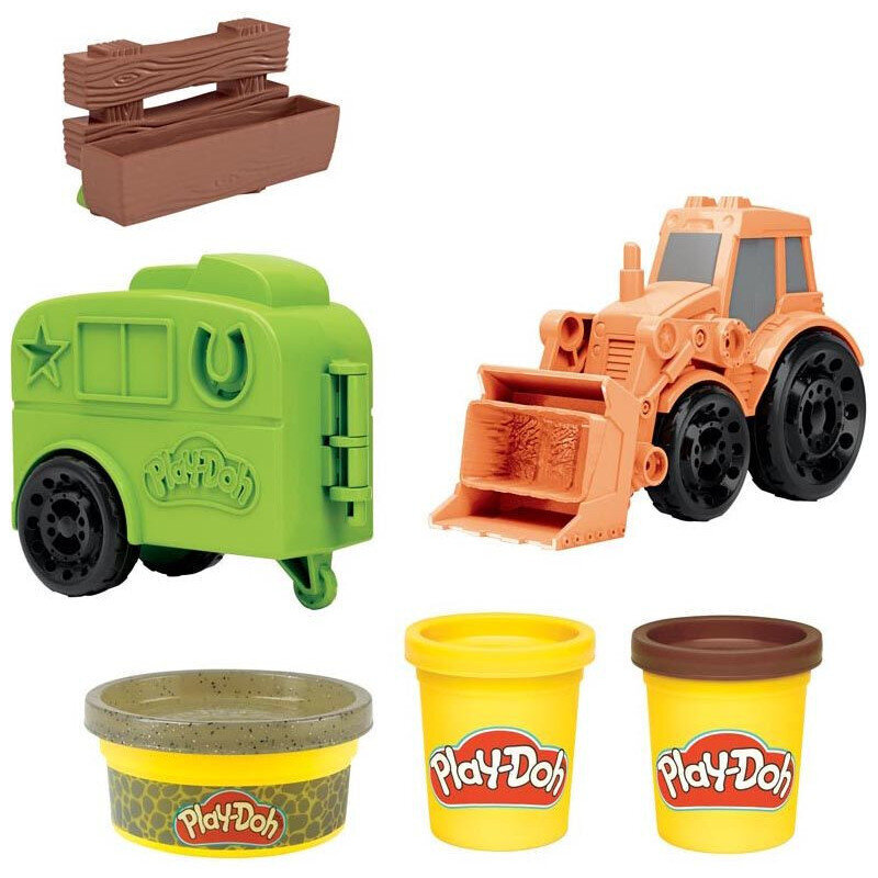 Komplekt koos traktori Play-Doh Ciastolina + vormiga hind ja info | Arendavad mänguasjad | kaup24.ee