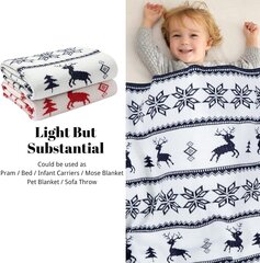 Детское одеяло с рисунком оленя, 80х100 см. цена и информация | Покрывала, пледы | kaup24.ee