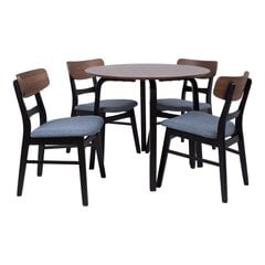 Обеденный комплект МИА с 4 стульями цена и информация | Комплекты мебели для столовой | kaup24.ee