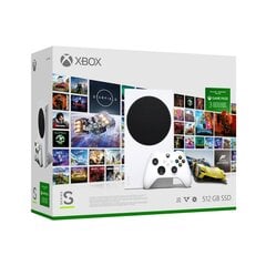 Microsoft Xbox Series S Console - White + 3 Month Game Pass (EU) (Xbox Series S) цена и информация | Игровые пульты | kaup24.ee