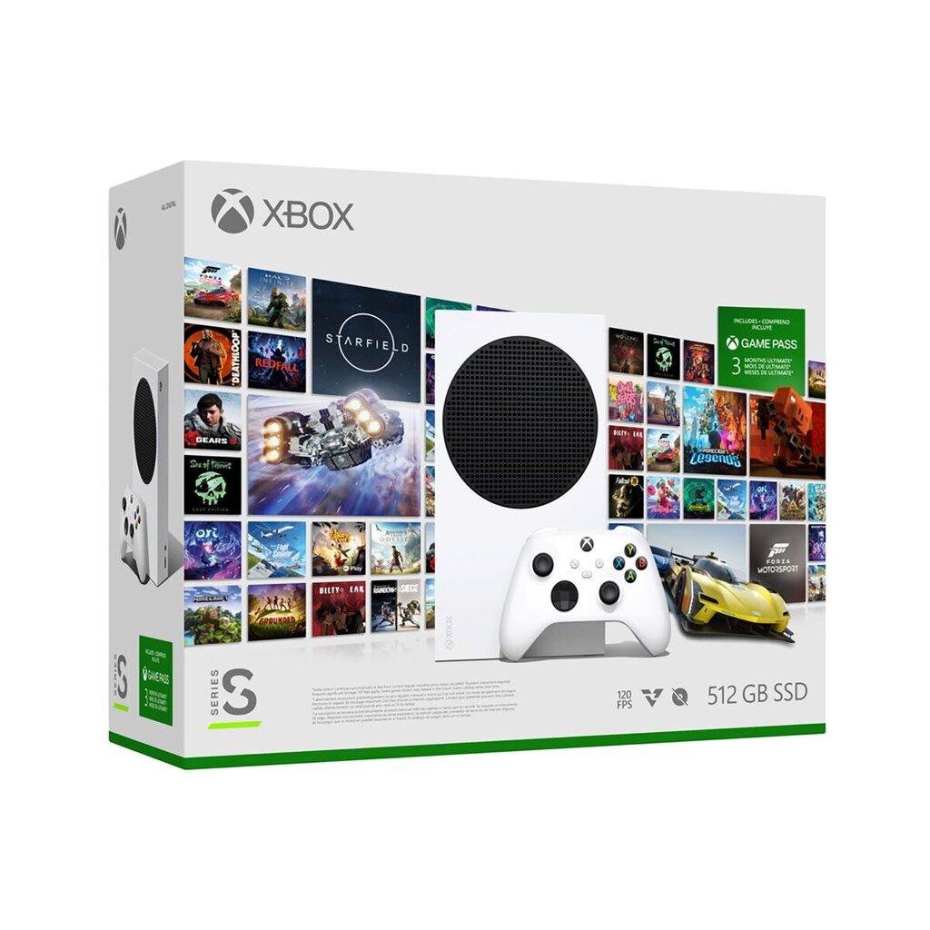 Microsoft Xbox Series S Console + 3M Game Pass EU hind ja info | Mängukonsoolid | kaup24.ee