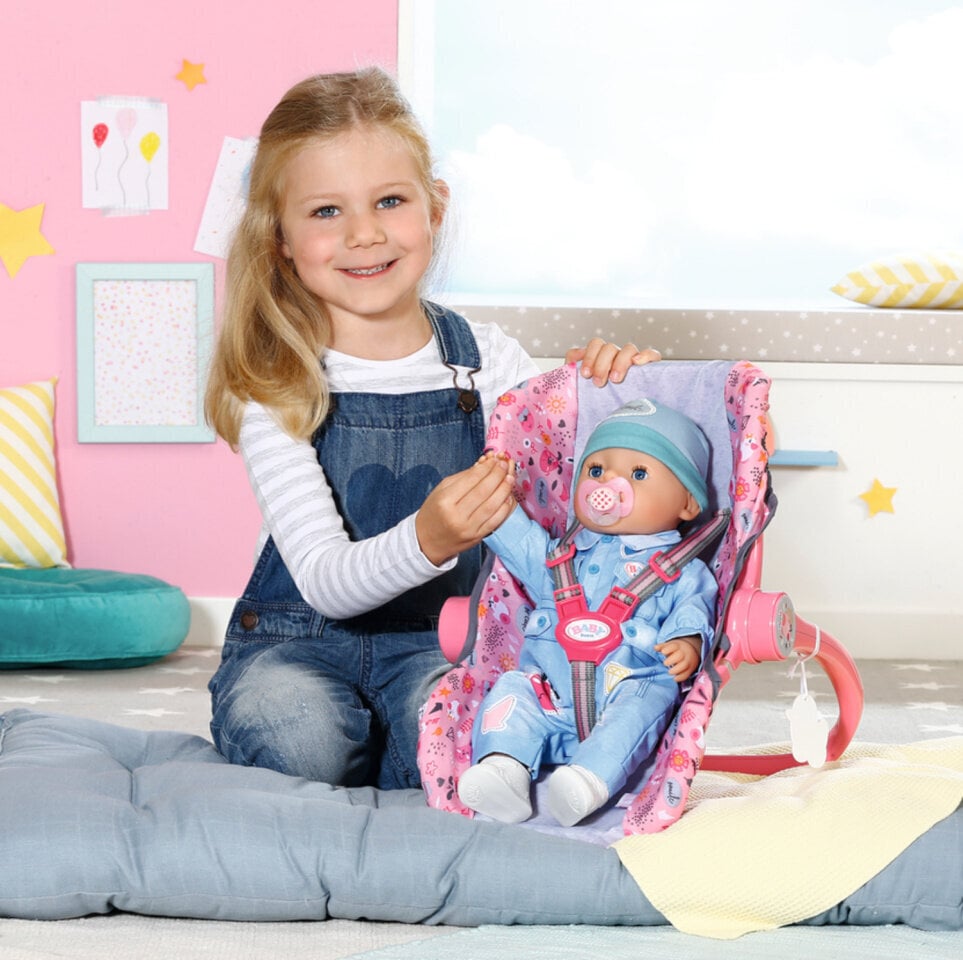 Turvahäll Zapf nukule Baby Born Comfort Seat 832424 hind ja info | Tüdrukute mänguasjad | kaup24.ee