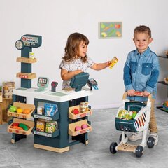 Supermarket koos elektroonilise sularaha ostukorvi ja skanneriga Smoby цена и информация | Игрушки для девочек | kaup24.ee