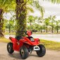 Ühekohaline laste elektriline ATV Costway, punane hind ja info | Laste elektriautod | kaup24.ee