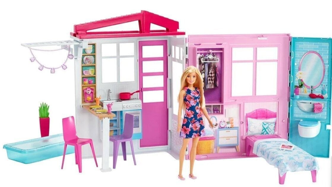 Nukumaja Barbie 54,2 cm цена и информация | Tüdrukute mänguasjad | kaup24.ee