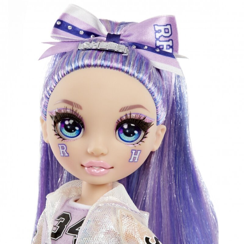 Rainbow High Cheer Doll - Violet Willow Cheerleader Doll hind ja info | Tüdrukute mänguasjad | kaup24.ee