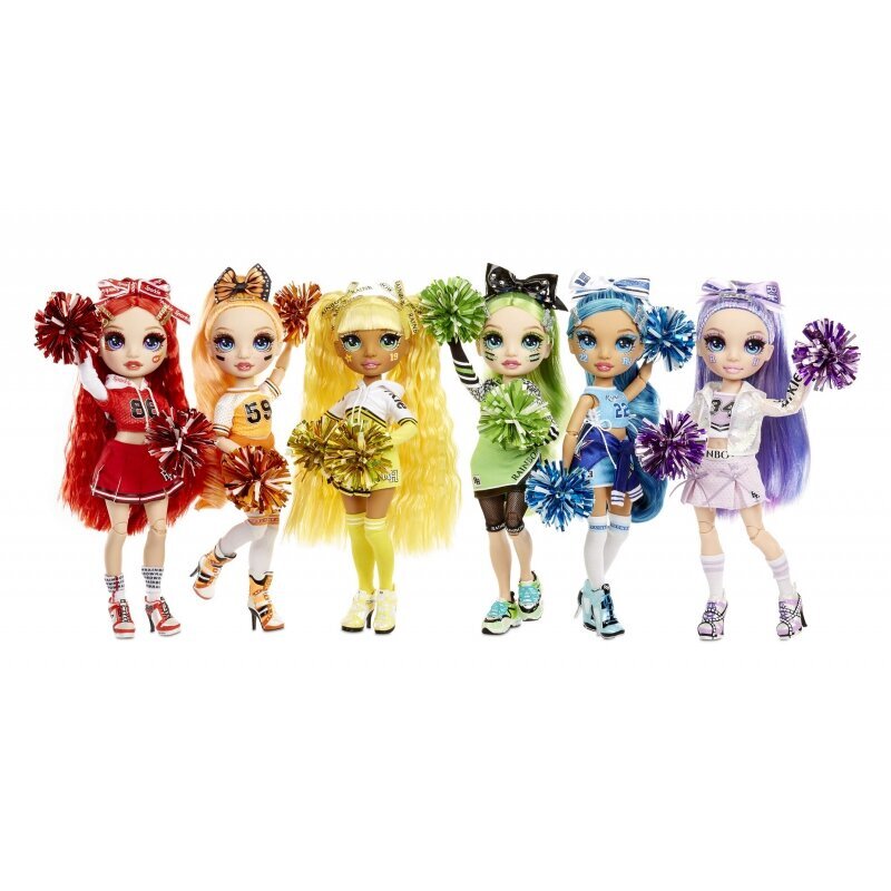 Rainbow High Cheer Doll - Violet Willow Cheerleader Doll hind ja info | Tüdrukute mänguasjad | kaup24.ee