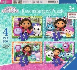 Pusle Ravensburger 4in1 Cat Cottage Gabi, 72 tk. цена и информация | Пазлы | kaup24.ee