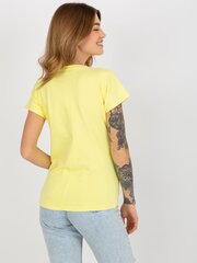 Naiste T-särk New 2016103325870, kollane hind ja info | Naiste T-särgid | kaup24.ee