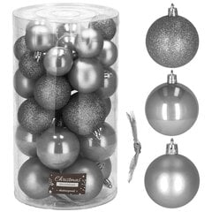 Jõulupallid Springos CA0173 4/5/6cm 30 tk hind ja info | Kuuseehted | kaup24.ee