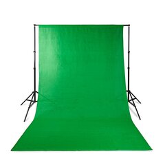 Nedis BDKT10GN Photo Studio Background Kit 1,90 x 2,95 m цена и информация | Осветительное оборудование для фотосъемок | kaup24.ee