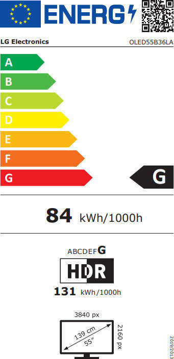 LG OLED55B36LA.AEU цена и информация | Telerid | kaup24.ee