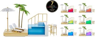 578475EUC Rainbow High Color Maneing Pool & Beach Club Playset Playset цена и информация | Игрушки для девочек | kaup24.ee