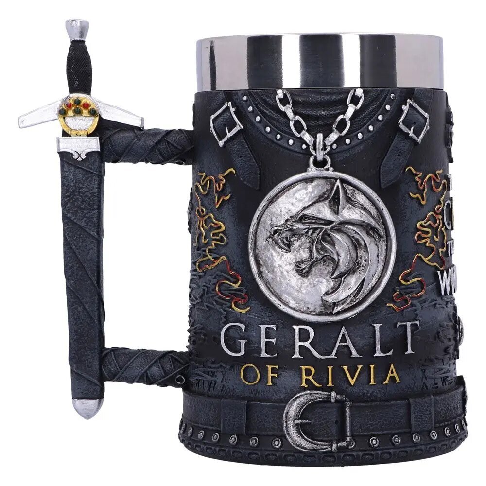 Geralt of Rivia kann, 500 ml цена и информация | Klaasid, tassid ja kannud | kaup24.ee