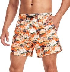 Yaavii meeste ujumispüksid, oranž hind ja info | Ujumispüksid, shortsid | kaup24.ee