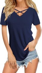 Naiste Yagesharki T-särk, sinine hind ja info | Naiste T-särgid, topid | kaup24.ee