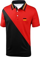 Мужская рубашка поло Geeksport, черная/красная цена и информация | Мужские рубашки | kaup24.ee