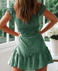 Женское платье YBENLOVER, зеленое цена и информация | Платье | kaup24.ee
