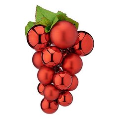 Ёлочные шарики Средний виноград Красный Пластик цена и информация | Декорации | kaup24.ee