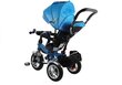 Laste kolmerattaline jalgratas koos varikatusega PRO600, sinine hind ja info | Kolmerattalised jalgrattad | kaup24.ee