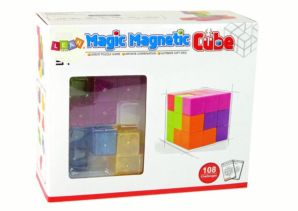 Magnetic Magic Cube, 7 tükki цена и информация | Klotsid ja konstruktorid | kaup24.ee