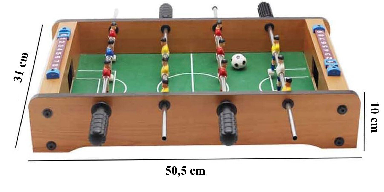 Minijalgpallilaud, 31x50x10 hind ja info | Lauajalgpall | kaup24.ee