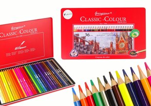 Набор цветных карандашей, 36 шт. цена и информация | Принадлежности для рисования, лепки | kaup24.ee