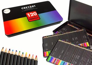 Набор цветных карандашей, 120 шт. цена и информация | Принадлежности для рисования, лепки | kaup24.ee