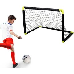 Складные футбольные ворота Dunlop с сеткой 90x59x61 см цена и информация | Футбольные ворота и сетки | kaup24.ee