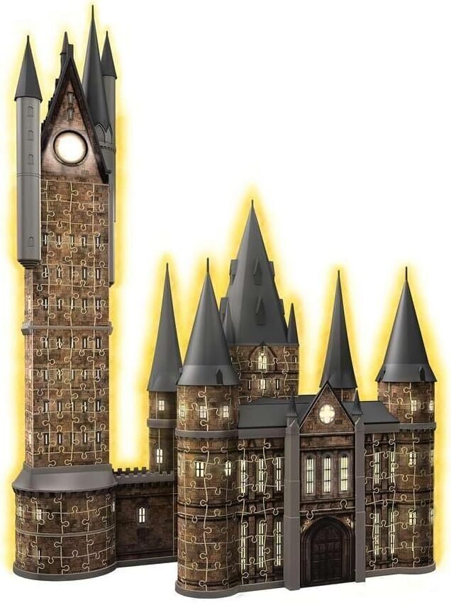 Ravensburger 11551 3D Pusle 626 tk. Hogwarts Castle - Astronomy Tower - Night Edition hind ja info | Pusled | kaup24.ee