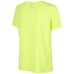 Naiste T-särk 4F, kollane hind ja info | Naiste T-särgid | kaup24.ee