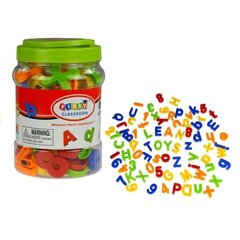 Magnetic Letters and Numbers in a Jar Alphabet of 78 Elements цена и информация | Развивающие игрушки | kaup24.ee