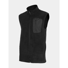 Vest meestele 4F 4FAW22TVESM017-20S, must hind ja info | Meeste vestid | kaup24.ee