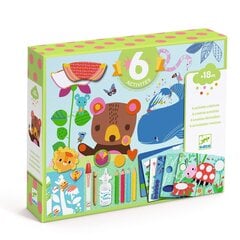 Большой творческий набор для малышей - Мышонок и его друзья, Djeco DJ09295 цена и информация | Развивающие игрушки и игры | kaup24.ee