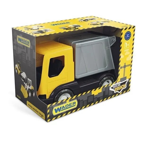 Prügiauto Wader Tech Truck hind ja info | Poiste mänguasjad | kaup24.ee