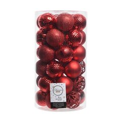 Ёлочные шарики Decoris, красные цена и информация | елочные украшения | kaup24.ee